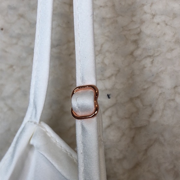 NWOT INC International Concepts Intimates White Sheer Panel Nightie SIZE XS - Picture 8 of 9